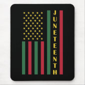 Juneteente Freedom Celebration USA Flag Mousepad (Vorne)