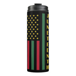 Juneteente Freedom Celebration USA Flag Thermosbecher