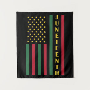 Juneteente Freedom Celebration USA Flag Wandteppich