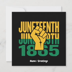 Juneteenth 1865 19. Juni Grafik De Einladung