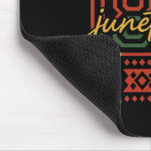 Juneteenth 1865 Afroamerikaner Schwarze Geschichte Mousepad (Ecke)
