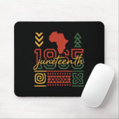 Juneteenth 1865 Afroamerikaner Schwarze Geschichte Mousepad (Mit Mouse)
