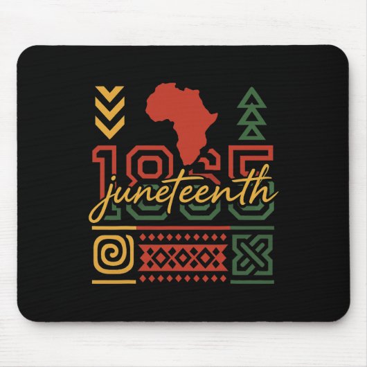 Juneteenth 1865 Afroamerikaner Schwarze Geschichte Mousepad (Vorne)