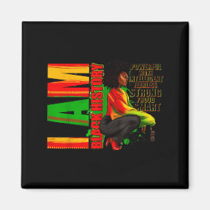 Juneteenth 1865 afroamerikanische Freiheit schwarz Magnet