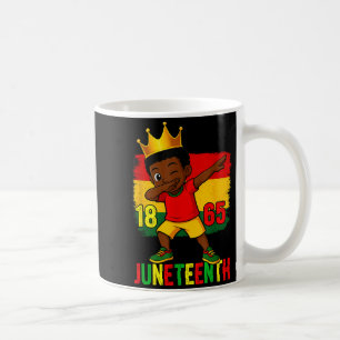Juneteenth 1865 dabbing Jungen Kind Freiheit schwa Kaffeetasse