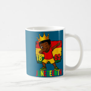 Juneteenth 1865 dabbing Jungen Kind Freiheit schwa Kaffeetasse