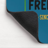 Juneteenth 1865 feiert schwarze Freiheit  Mousepad (Ecke)