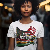 JUNETEENTH 1865 Flag feiert Freiheit T-Shirt