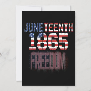 Juneteenth 1865 Freiheit Einladung