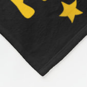 Juneteenth 1865 Groovy Kleiner Junge Dabbing Prinz Fleecedecke (Ecke)