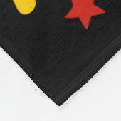 Juneteenth 1865 Groovy Kleiner Junge Dabbing Prinz Fleecedecke (Ecke)