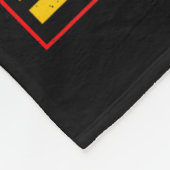 Juneteenth 1865 -ish Unabhängigkeitstag Schwarze M Fleecedecke (Ecke)