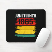 Juneteenth 1865 Juneteenth Tag des Schwarzen Freih Mousepad (Mit Mouse)