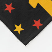 Juneteenth 1865 Kleinkind Junge Dabbing Prinz Afro Fleecedecke (Ecke)