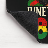 Juneteenth 1865 schwarze Frauen afrikanischer amer Mousepad (Ecke)