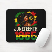 Juneteenth 1865 schwarze Frauen afrikanischer amer Mousepad (Mit Mouse)