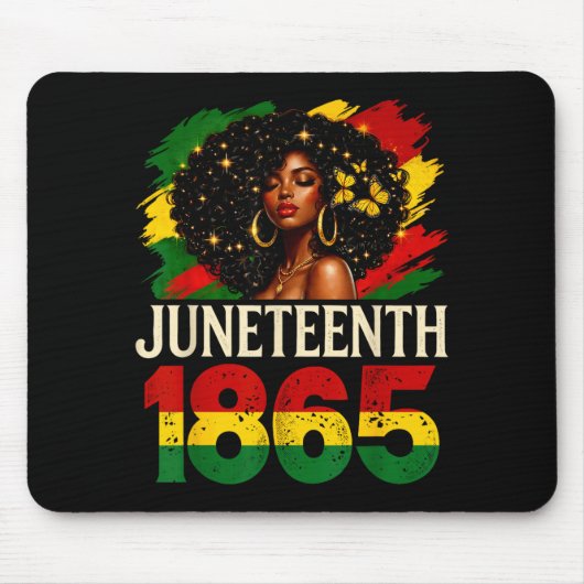 Juneteenth 1865 schwarze Frauen afrikanischer amer Mousepad (Vorne)