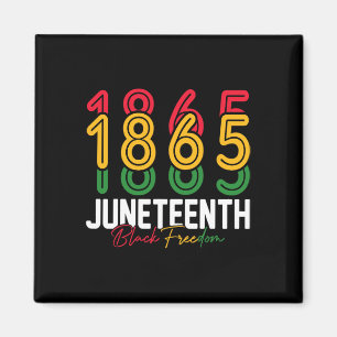 Juneteenth 1865 Schwarze Freiheit Geschichte Monat Magnet