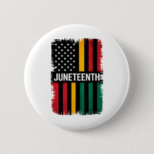Juneteenth 1865 Schwarze Geschichte Afroamerikanis Button