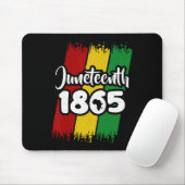 Juneteenth 1865 Schwarze Geschichte Afroamerikanis Mousepad (Mit Mouse)