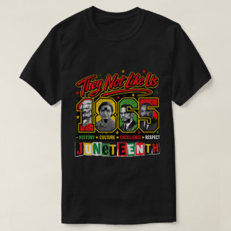 Juneteenth 1865 Schwarze Geschichte Bürgerrechtsfü T-Shirt