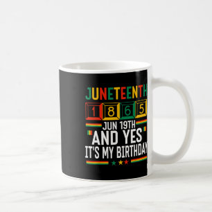 Juneteenth 1865 Schwarzer Geschichtsmonat Und Ja E Kaffeetasse