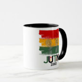 Juneteenth 1865 tasse (VorderseiteRechts)