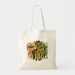 Juneteenth (19.6.1865) Black Freedom Day Sonnenblu Tragetasche