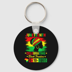 Juneteenth 19. Juni 1865 amerikanischer Afrikaner Schlüsselanhänger