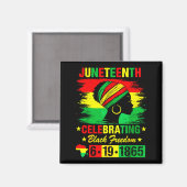 Juneteenth 19. Juni 1865 amerikanischer afrikanisc Magnet (Vorderseite/Rückseite)