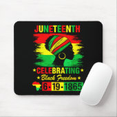 Juneteenth 19. Juni 1865 amerikanischer afrikanisc Mousepad (Mit Mouse)
