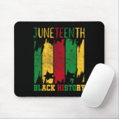 Juneteenth 19. Juni 1865 Freiheitstag Und Schwarze Mousepad (Mit Mouse)
