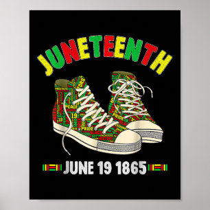 Juneteenth 19. Juni 1865 Schwarz Afroamerikanisch  Poster