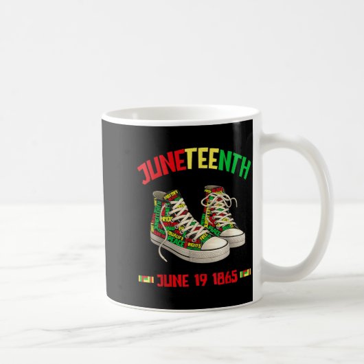 Juneteenth 19. Juni 1865 schwarze afroamerikaner Kaffeetasse (Rechts)