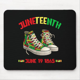 Juneteenth 19. Juni 1865 schwarze afroamerikaner Mousepad