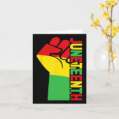 Juneteenth 1 karte (Gelbe Blume)