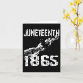 Juneteenth 1  karte (Gelbe Blume)