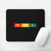 Juneteenth 2025 Gleichheit größer als Teilung Tee Mousepad (Mit Mouse)