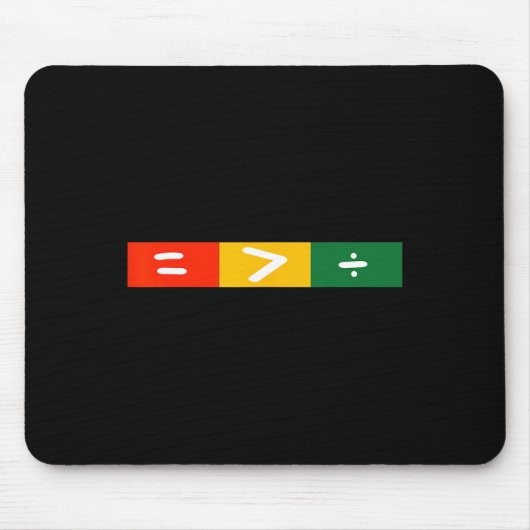 Juneteenth 2025 Gleichheit größer als Teilung Tee Mousepad (Vorne)