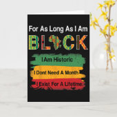 Juneteenth Afrika-Karten-Shirt Kente-Stoff Männer  Karte (Gelbe Blume)