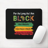 Juneteenth Afrika-Karten-Shirt Kente-Stoff Männer Mousepad (Mit Mouse)