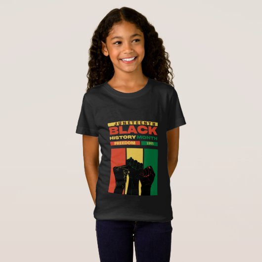 juneteenth afrikanische schwarze Freiheit 1865 His T-Shirt (Vorne ganz)
