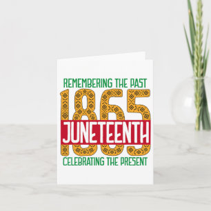Juneteenth Afroamerikaner Schwarze Geschichte 1865 Karte