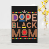 Juneteenth Afroamerikanische Frauen Muttertag Drog Karte (Gelbe Blume)