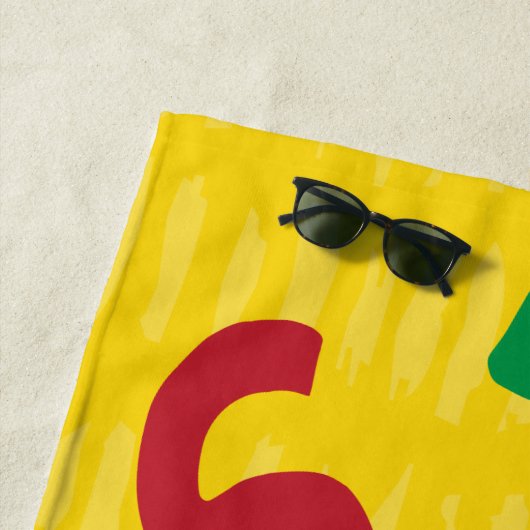 Juneteenth Beach Towel Strandtuch (Beispiel)