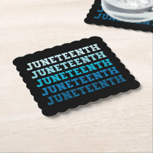 Juneteenth Black American African Feier Cool Untersetzer