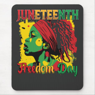 Juneteenth Black Freedom Day 1865 Ort Mousepad