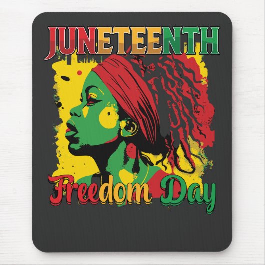Juneteenth Black Freedom Day 1865 Ort Mousepad (Vorne)