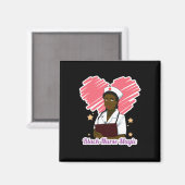 Juneteenth Black History Month Afrika Schwarze Kra Magnet (Vorderseite/Rückseite)