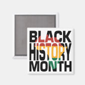 Juneteenth Black History Month Magnet (Vorderseite/Rückseite)